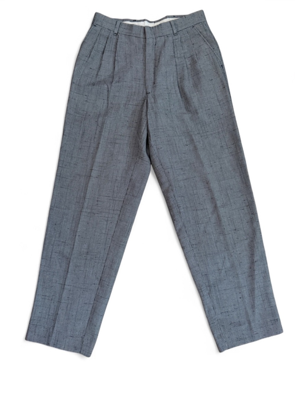 Vintage VIBEZ Pleated Houndstooth Trousers Pants